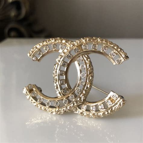 chanel brooch poshmark|Poshmark Chanel jewelry.